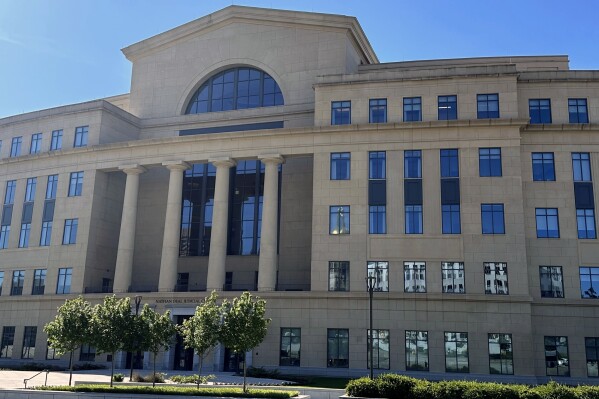 The Nathan Deal Judicial Center, home of Georgia's Supreme Court and Court of Appeals, is seen on May, 1, 2024, in Atlanta. (AP Photo/Kate Brumback, File)