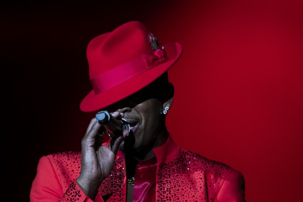 Ne-Yo performs at the Rock in Rio music festival in Rio de Janeiro, Sunday, Sept. 22, 2024. (AP Photo/Bruna Prado)