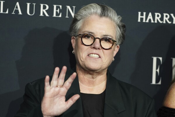Rosie O'Donnell arrives at the ELLE Women in Hollywood celebration in Los Angeles, Nov. 19, 2024. (Photo by Jordan Strauss/Invision/AP File)