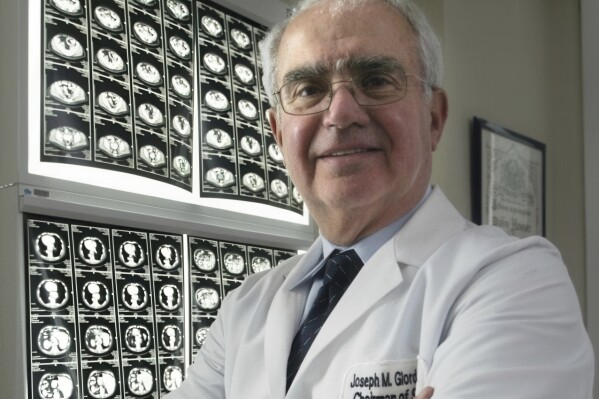 Dr. Joseph Giordano poses for a in 2006, in Washington. (Robert Reeder/The Washington Post via AP)