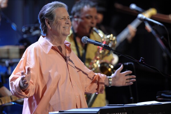 Brian Wilson performs as part of Nissan Live Sets on Yahoo! Music in Los Angeles, Wednesday, July 30, 2008. (AP Photo/Chris Pizzello, File)