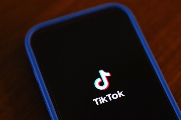 The TikTok app logo is shown on an iPhone on Friday, Jan. 17, 2025, in Houston. (AP Photo/Ashley Landis, File)
