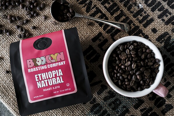This photo provided by Brooklyn Roasting Company shows roasted Ethiopian coffee beans harvested from the higher elevations of Ethiopia. The company's founder Jim Munson says blends like these have become bestsellers. (Brooklyn Roasting Company via AP)
