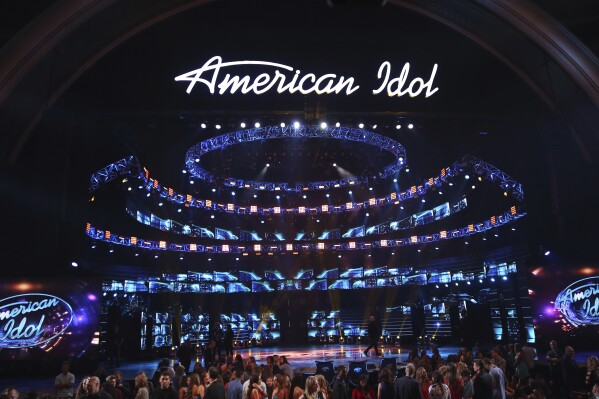 The stage at the "American Idol" farewell season finale at the Dolby Theatre on Thursday, April 7, 2016, in Los Angeles. (Photo by Matt Sayles/Invision/AP, File)