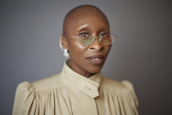 Cynthia Erivo poses for a portrait on Tuesday, May 6, 2025, in New York. (Photo by Matt Licari/Invision/AP)