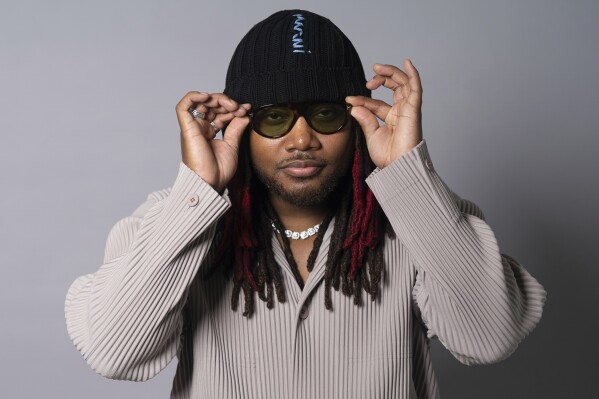 Leon Thomas III poses for a portrait on Tuesday, April 22, 2025, in New York. (AP Photo/Gary Gerard Hamilton)