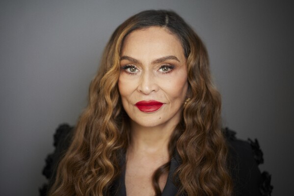 Tina Knowles poses for a portrait on Tuesday, April 22, 2025, in New York. (Photo by Matt Licari/Invision/AP)